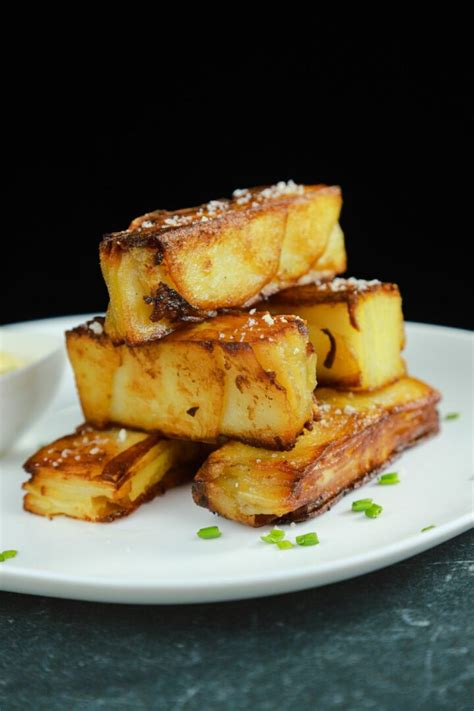 Roasted Garlic Potato Terrine Pave Scrambled Chefs