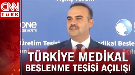 Sanayi ve Teknoloji Bakanı Mehmet Fatih Kacır açılış töreninde