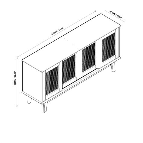 Buffet Detroit Portas Tebarrot Off White Nature