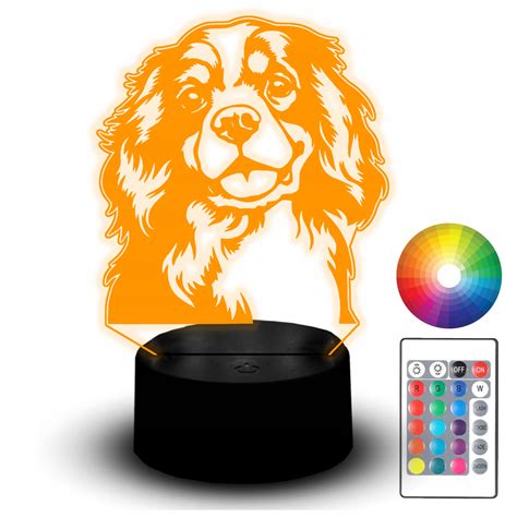 Lampka Nocna Led Statuetka Rgb D Grawer Pies Piesek Cocker Spaniel