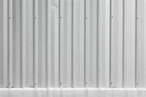 Premium Photo | Metal corrugated wall