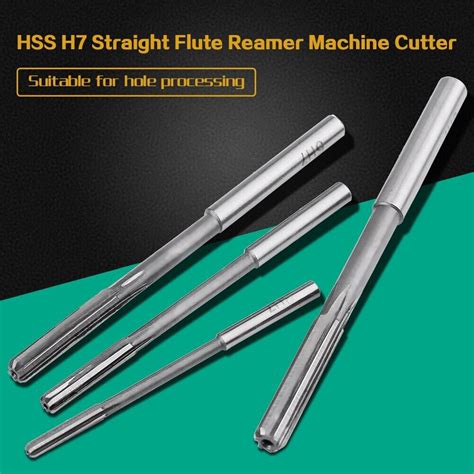 10pcs HSS H7 Straight Flute Reamer Machine Cutter 3 4 5 6 7 8 9 10 11