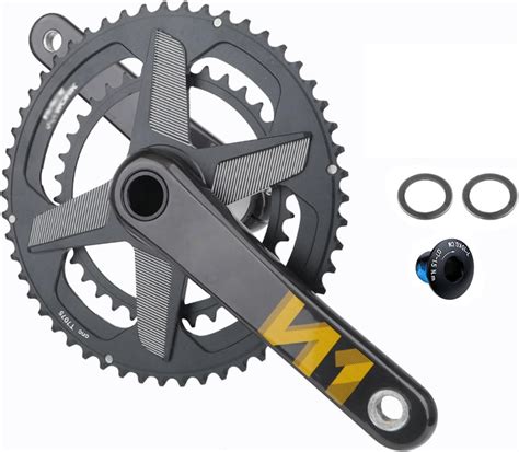 Amazon Mirodo Lightweight Road Bike Crankset Mm Carbon Fiber