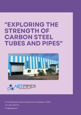 PPT Exploring The World Of Carbon Steel Tubes And MS Pipes PowerPoint