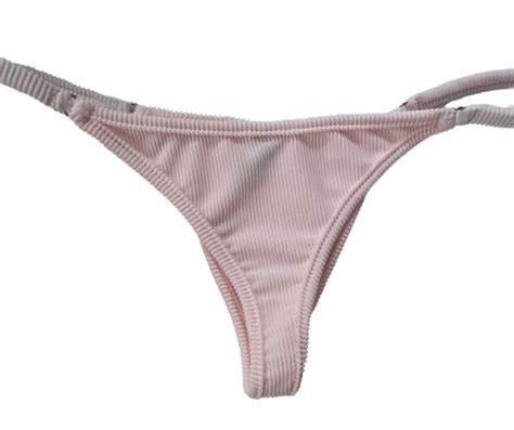 Barely Pink Brazilian Bikini Bottom Micro Gigi