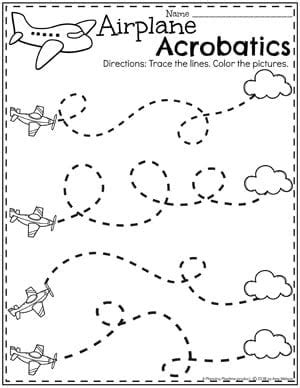 Kindergarten Tracing Worksheets - Kindergarten