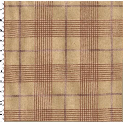 Multi Wool Plaid Flannel Home Decorating Fabric Fabric By The Yard