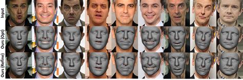 High Fidelity Monocular Face Reconstruction Based On An Unsupervised