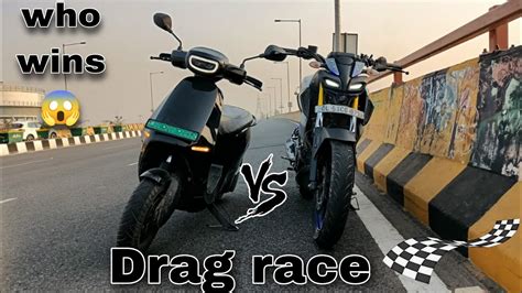 Ola S Pro Vs Yamaha Mt Drag Race Petrol Vs Electric Shocking