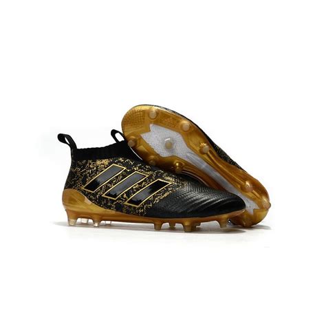 Adidas ACE 17 Purecontrol FG Paul Pogba Capsule Soccer Cleats Black Gold