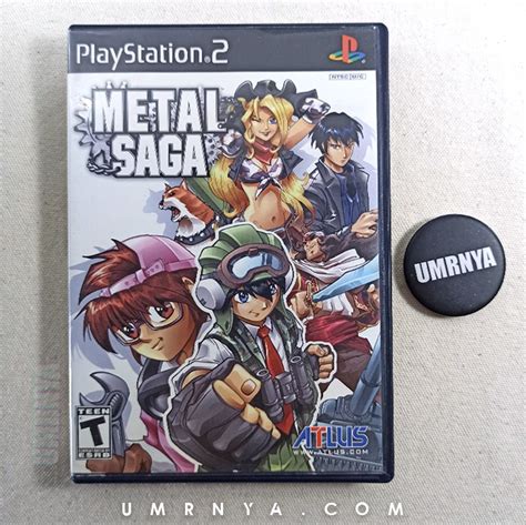 Kaset Ps Cib Cd Original Metal Saga Playstation Ps Cd Game