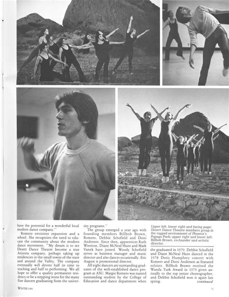 Desert Dance History Desert Dance Theatre