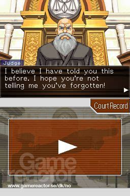 Phoenix Wright Ace Attorney Justice For All Recension Gamereactor