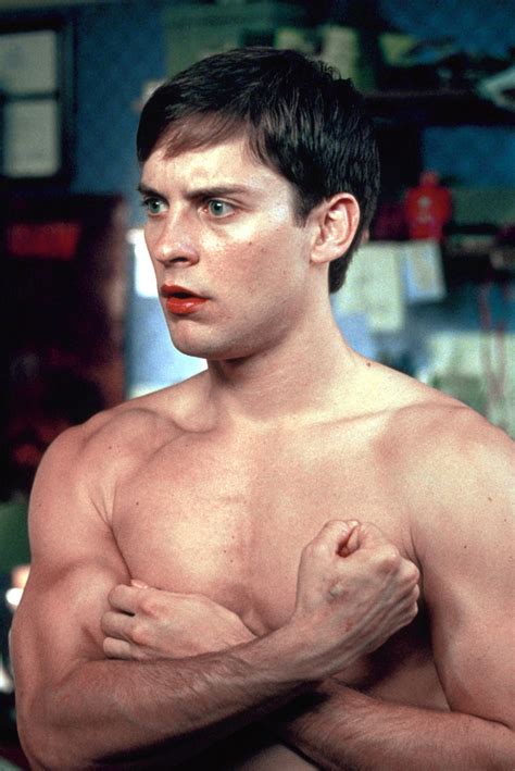 Tobey Maguire Shirtless Spiderman