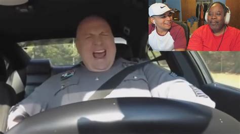 Dad Reacts To 10 Incredible Moments Caught On Police Car Dashcams