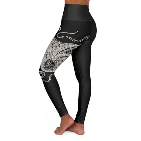 Octopus Tentacle Leggings Octopus Yoga Pants Edgy Octopus Tentacle