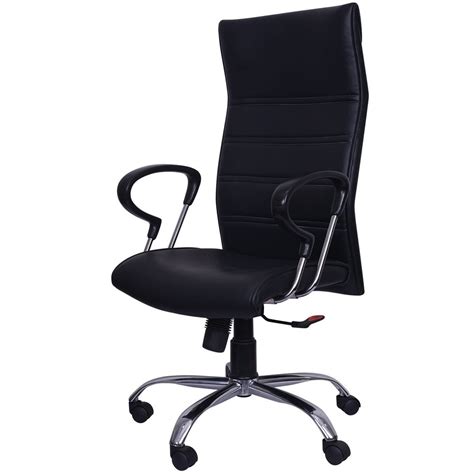 Leather Rotatable Executive Office Chair Black At Rs In Mumbai