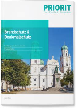 Neue Broschüre Brandschutz Denkmalschutz Priorit