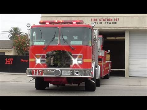 LACoFD Quint 147 Squad 147 Responding YouTube