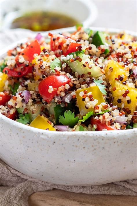 Salada De Quinoa E Varia Es Para Uma Salada Super Saud Vel Receita