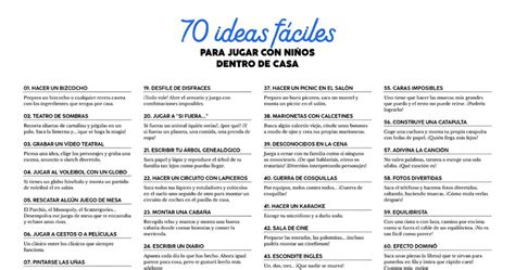 70 ideas fáciles para jugar con niños dentro de casa Imagenes Educativas