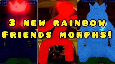 New How To Get All New Morphs In Find The Rainbow Friends Morphs