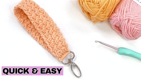 Crochet Wristlet Keychain Quick And Easy Crochet Projects For