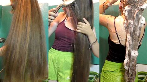 Realrapunzels Very Long Washing For Long Hair Preview Youtube