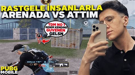 RASTGELE İNSANLARLA VS ATTIM PUBG MOBİLE YouTube