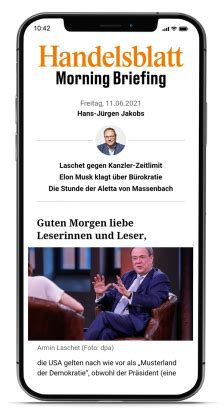 Das Handelsblatt Morning Briefing Mo Bis Fr 6 Uhr Handelsblatt