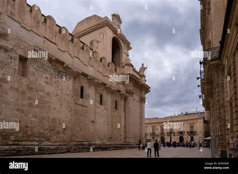 Syracuse Cathedral Is Built Over A Greek Temple Doric Columns Can Be