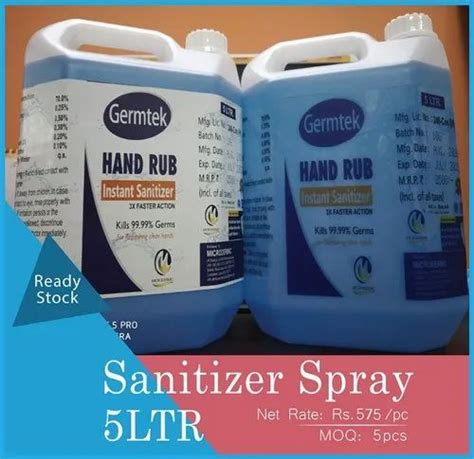 Hand Sanitizer At Rs 550 Hand Sanitizer Liquid Refill In Bidar Id