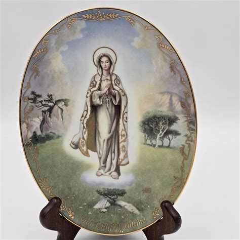 Our Lady Of Fatima Visions Of Our Lady Collector Plate Bradford