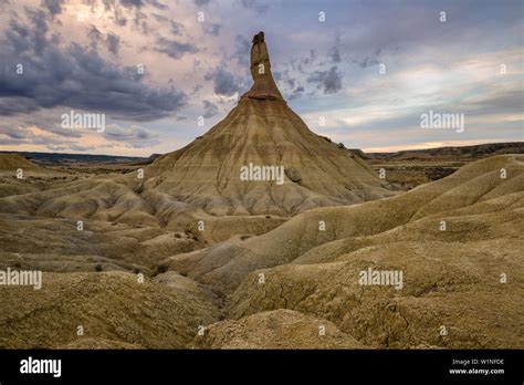 Castil de Tierra, El Castildetierra, Bardenas Reales, semi-desert ...