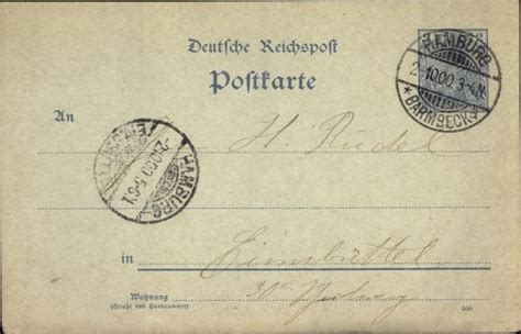 Ganzsache Ansichtskarte Postkarte 2 Pfennig Reichspost Akpool De