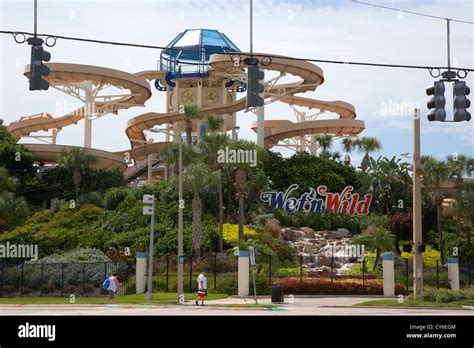 Wet N Wild Water Park Theme Park Orlando Florida Usa Stock Photo Alamy