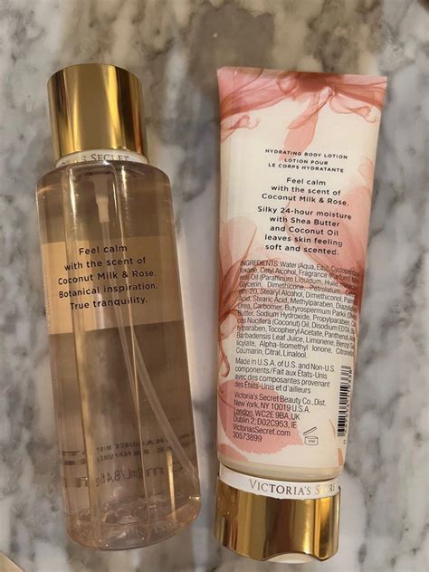 Victorias Secret Natural Beauty Coconut Milkandrose Set Beauty