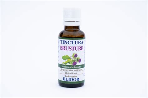 Tinctura De Brusture Elidor Producator Suplimente Naturale