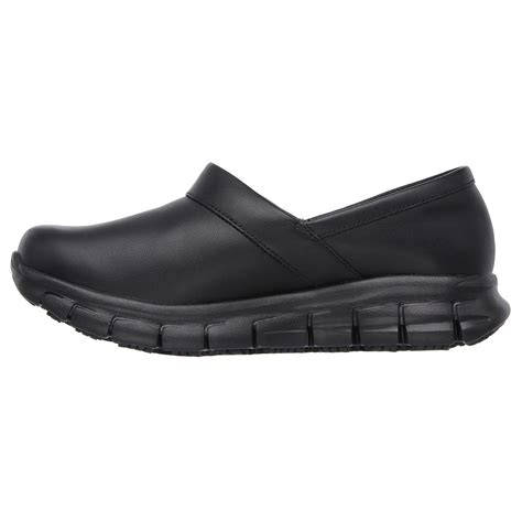 Skechers Sure Track Bernal Womens Slip Resistant Work Shoes Black