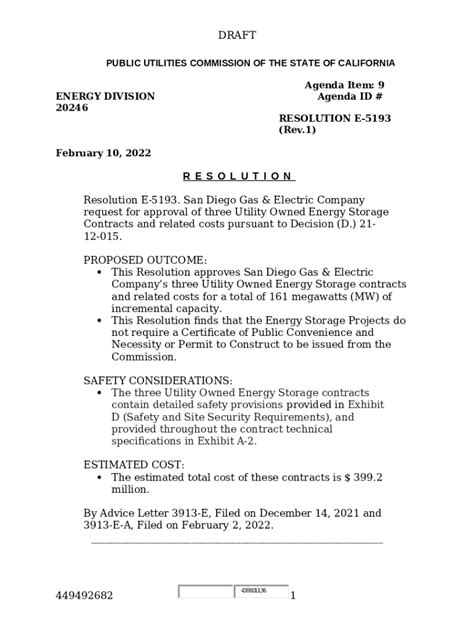 Resolution E 5230 Docs Cpuc Ca Doc Template PdfFiller