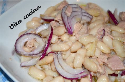 Insalata Di Fagioli Tonno E Cipolla Vito Cucina