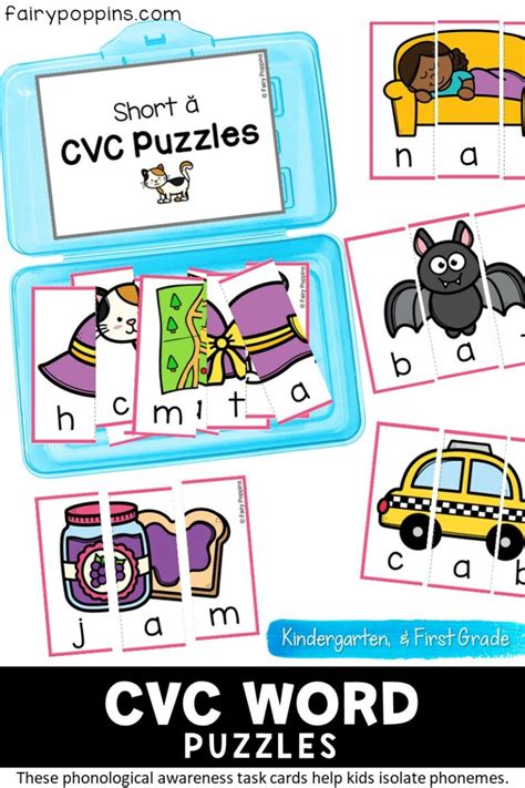 Phonological Awareness Activities For Kindergarten Fairy Poppins