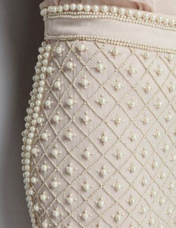 Trendy Embroidery Fashion Detail Pearls Embroidery Fashion Pearl