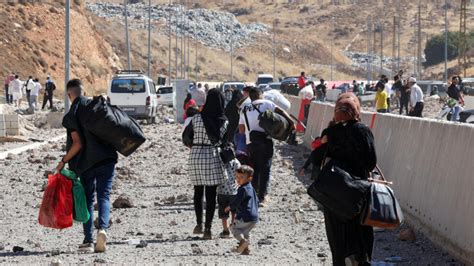 Guerre au Liban les autorités kurdes débordées par lafflux de