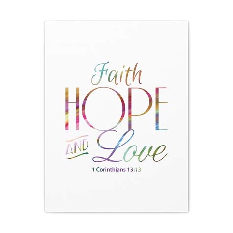 Scripture Walls Faith Hope And Love Corinthians Christian Wall