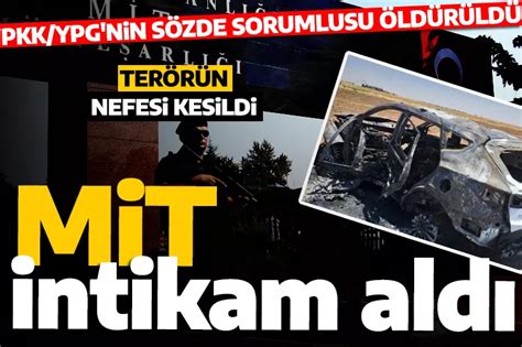 Son dakika MİT ten nokta operasyon PKK YPG nin sözde Aynularab