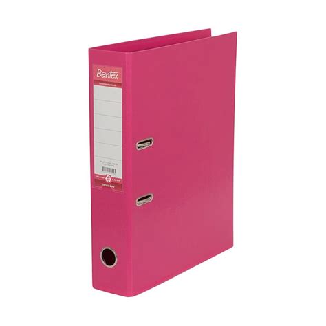 Jual Bantex 1465 19 Folio Plastic Lever Arch File Ordner Pink 7 Cm