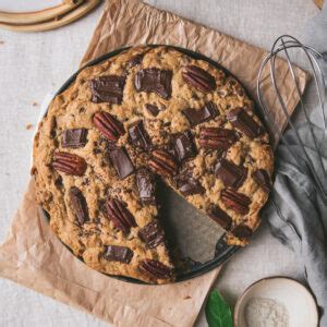 Cookie Cake G Ant Au Chocolat Recette Gourmande Et Facile