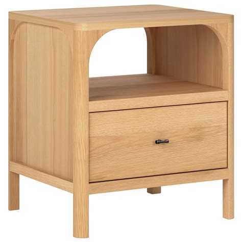 Hugo Oak Nightstand, Natural | One Kings Lane