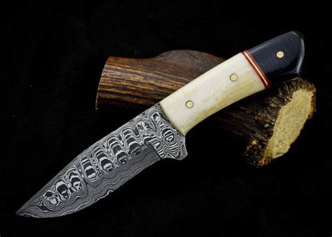 Damascus Steel Hunting Knife – KBS Knives Store